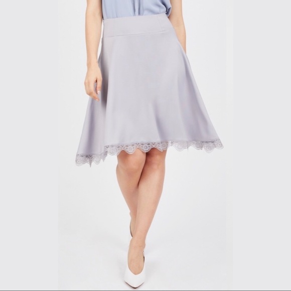 Octavia lace hem skirt - Picture 2 of 7